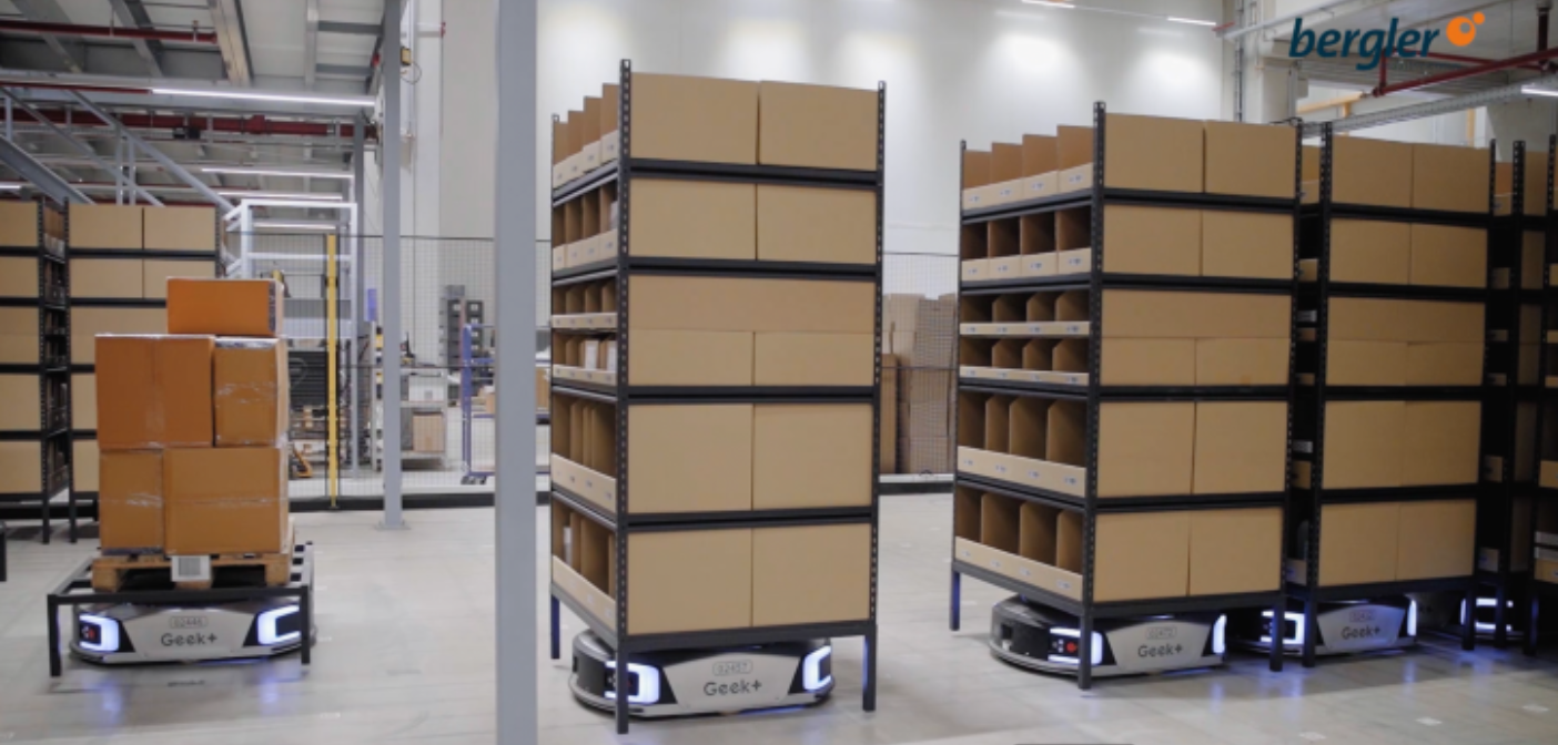 German 3PL Bergler fully automates picking operations with Geek+ robots ...